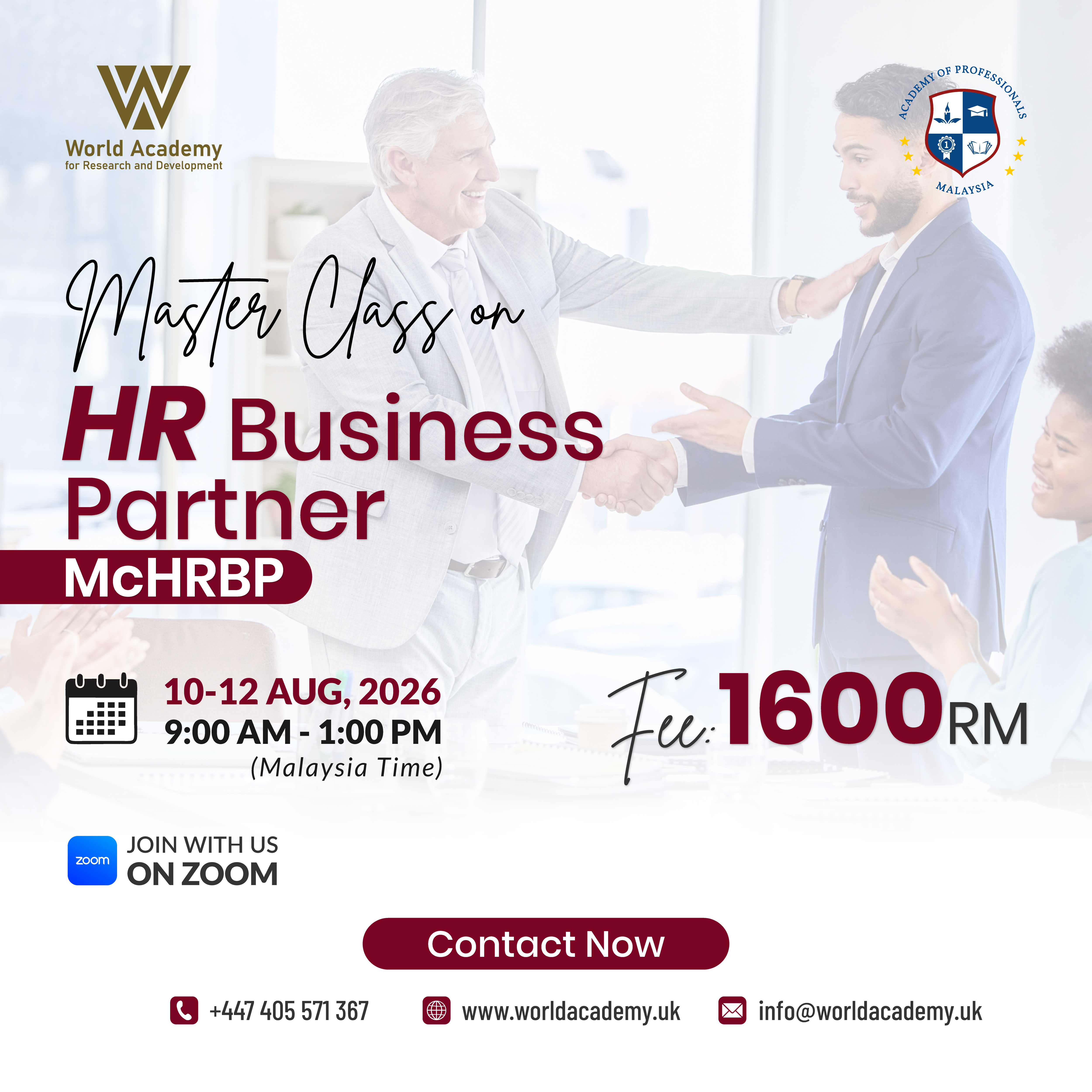 Master Class on HR Business Partner (McHRBP)