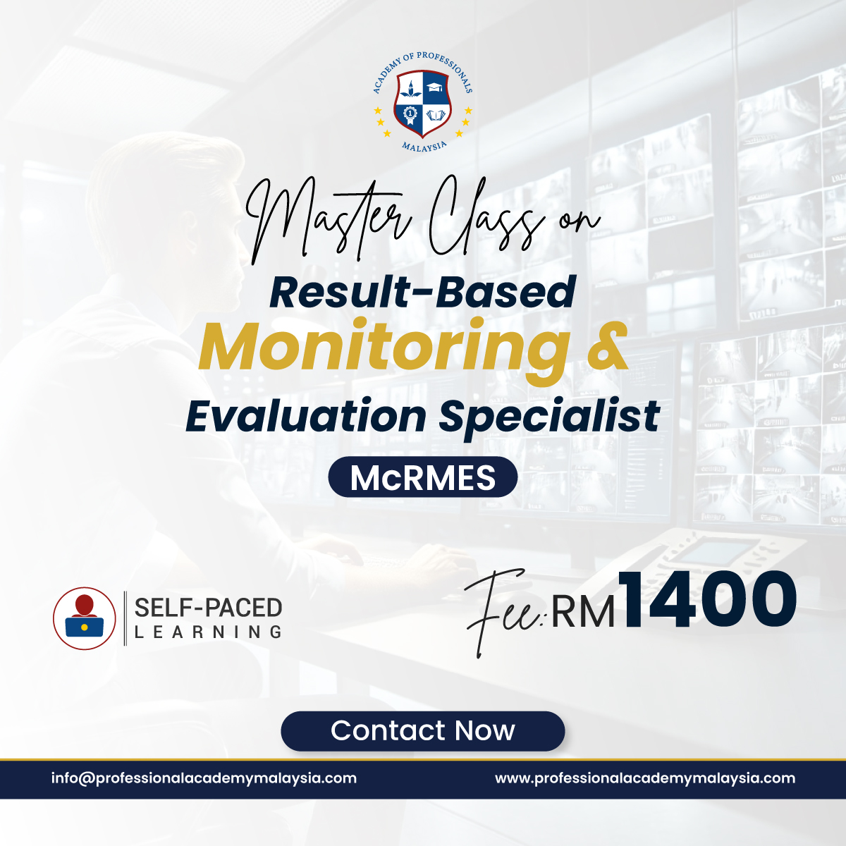 Master Class on Result-Based Monitoring & Evaluation Specialist (McRMES)