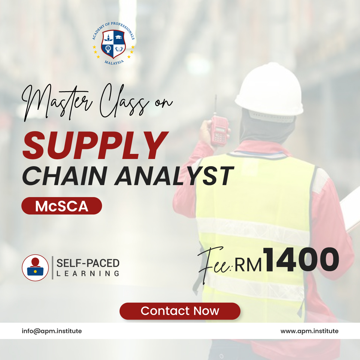 Master Class on Supply Chain Analyst (McSCA)