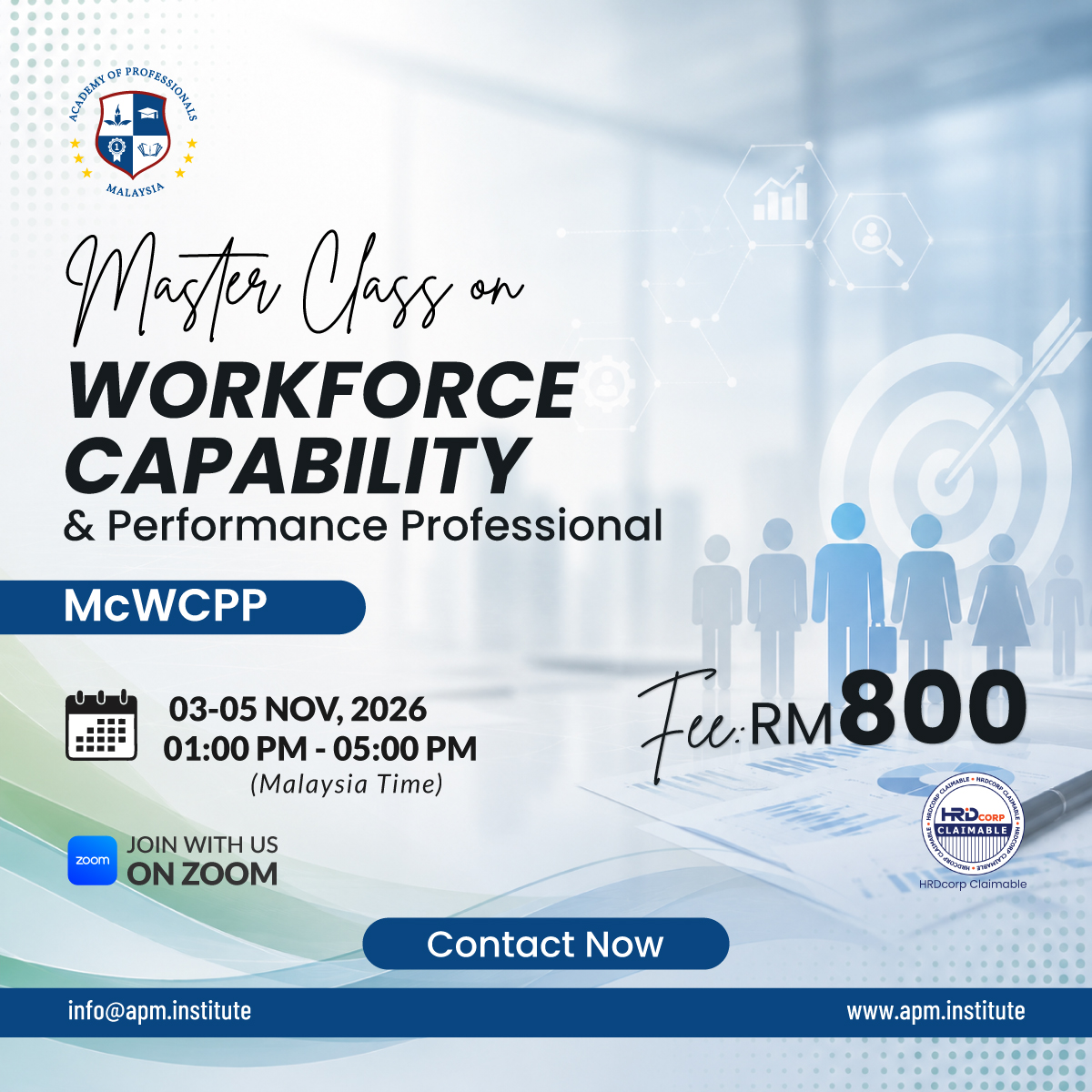Master Class on Workforce Capability & Performance Professional (McWCPP)-1st Batch