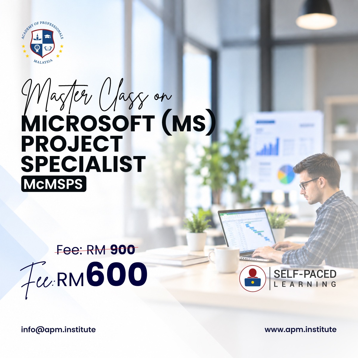 Master Class on Microsoft (MS) Project Specialist [McMSPS]-Self Paced