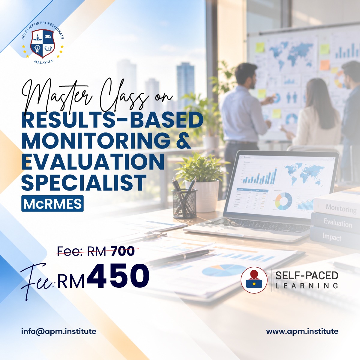 Master Class on Results-Based Monitoring & Evaluation Specialist (McRMES)-Self Paced